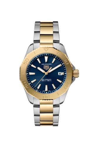 TAG Heuer Aquaracer Professional 200 Quartz 40 Stainless Steel - Yellow Gold / Blue